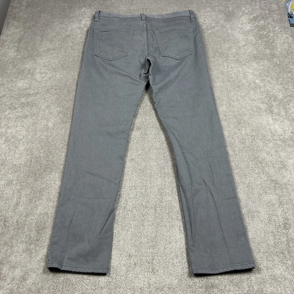 Banana Republic Traveler Jeans Mens 31x30 Slim Gray (Faded Black) Stretch Casual